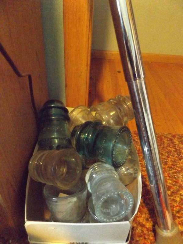 Glass Insulators and Adjustable Chinup Bar