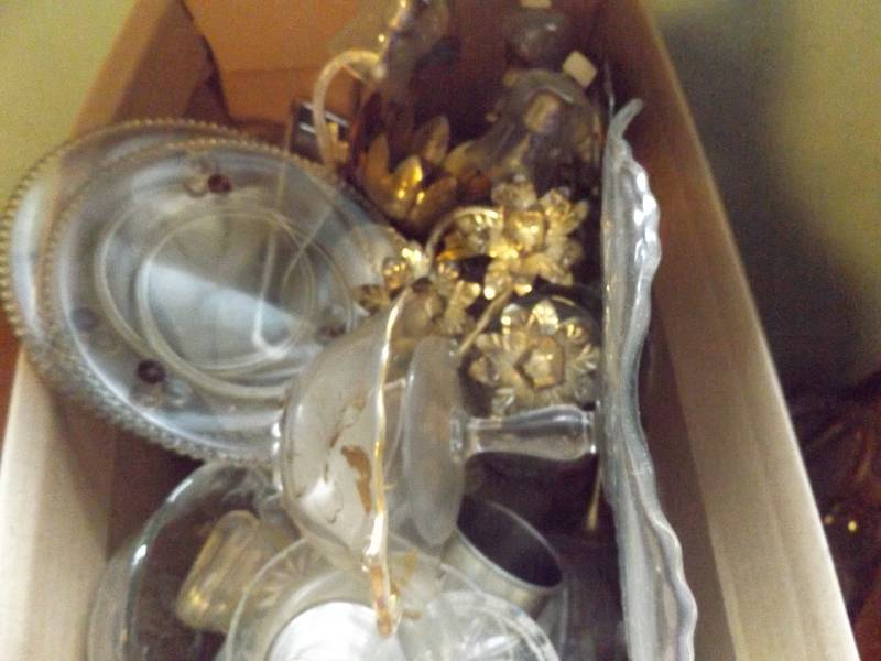 Clear Glass and Metal