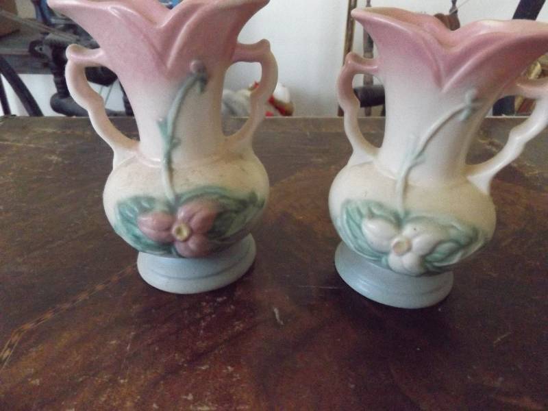 Matching Set of 2 Hull Vases