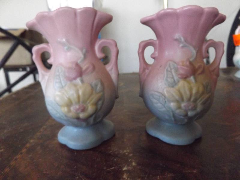 Matching Set of 2 Hull Vases