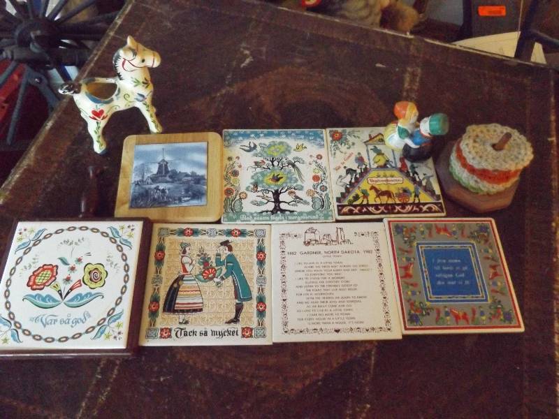 Trivets, Vintage Norsk Horse and S&P