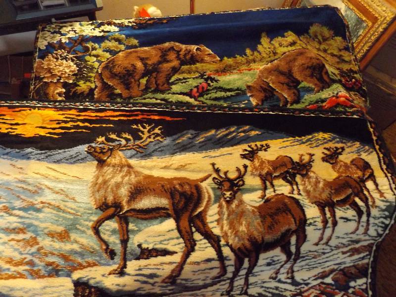 Outdoor Scene Velvet Wall Hangings
