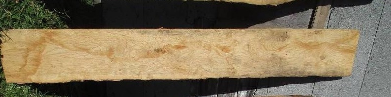 Ash wood slab, 102 long, 14 wide,...