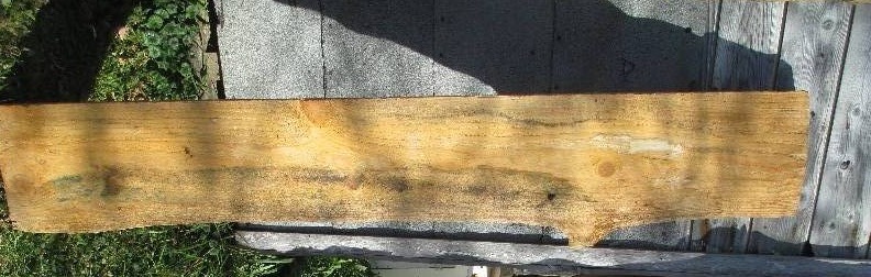 Pine wood slab, 90  long, 14 wide...