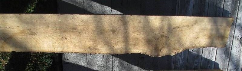 Ash wood slab, 104 long, 16 - 17 ...