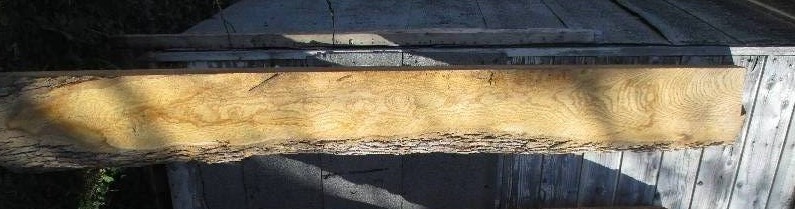 Ash wood slab, 118 long, 13 wide,...