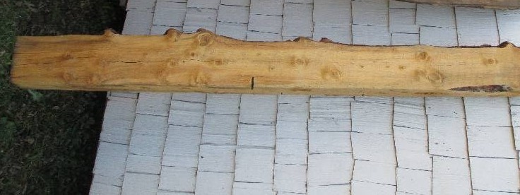 Pine wood slab.  101 long, 9 wide...