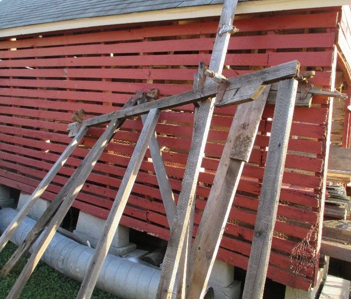 2 x 4 and thicker older barn wood f...