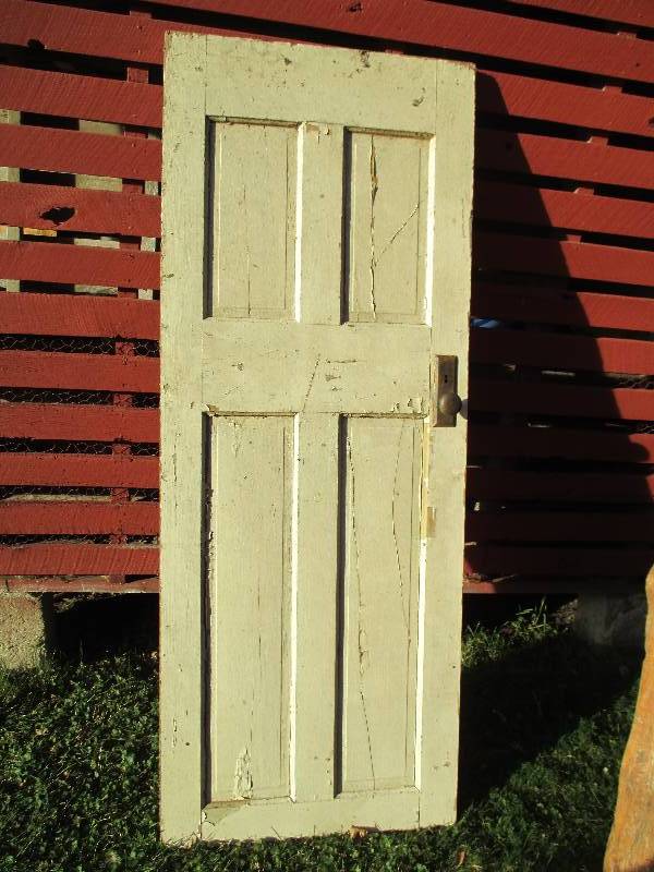 Antique wood door, 30 x 76.5...