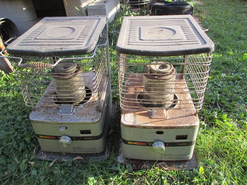 2 Heat Mate kerosene heaters, shoul...