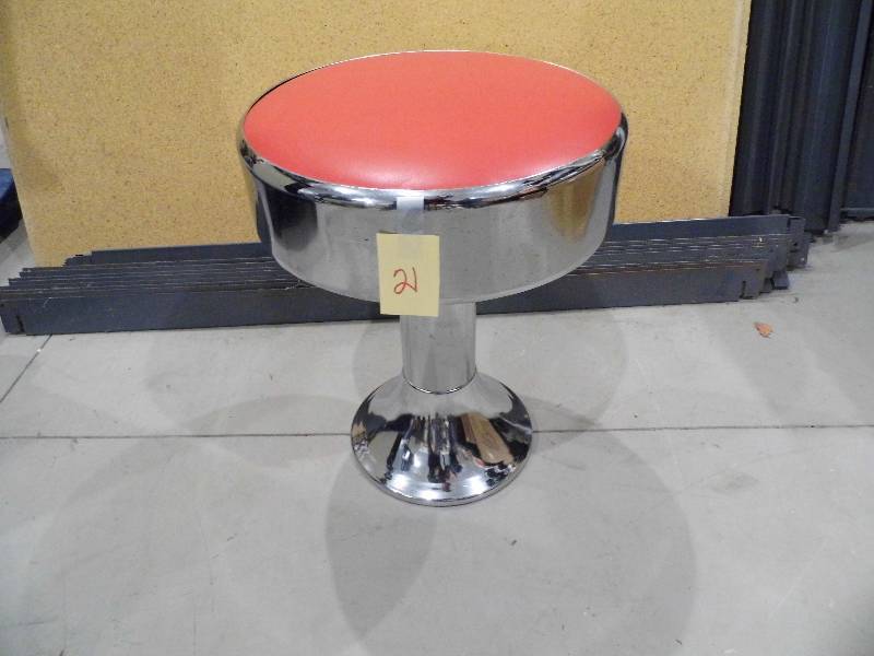Red Swivel Stool