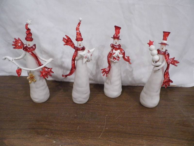 4 New Snowman Figures