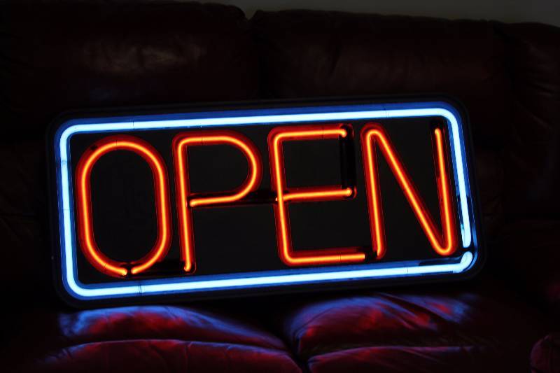Open Sign
