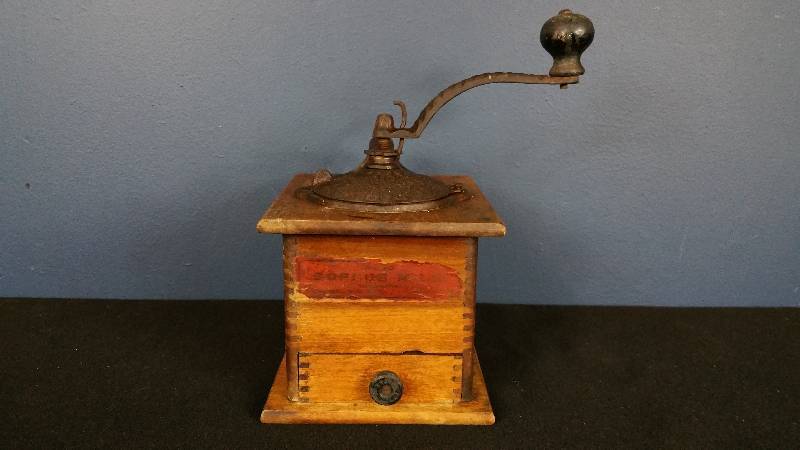 lot 32 image: Antique Coffee Mill Grinder
