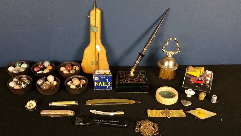lot 83 image: Shaeffer Fountain Pen, H Boker Co Straight Edge, and Much More