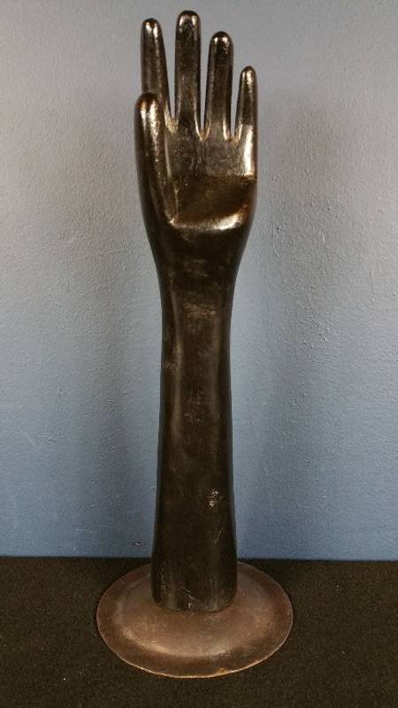 lot 103 image: Treska Black Hand Sculpture