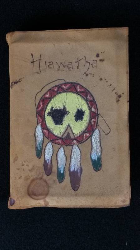 lot 112 image: 1898 The Song of Hiawatha Henry Wadsworth Longfellow - Deerskin Bound