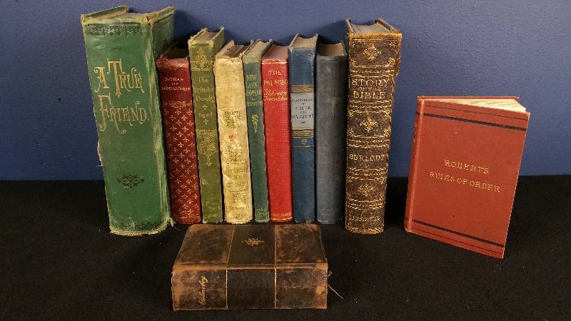 lot 116 image: Group of Late 1800s Early 1900s Books