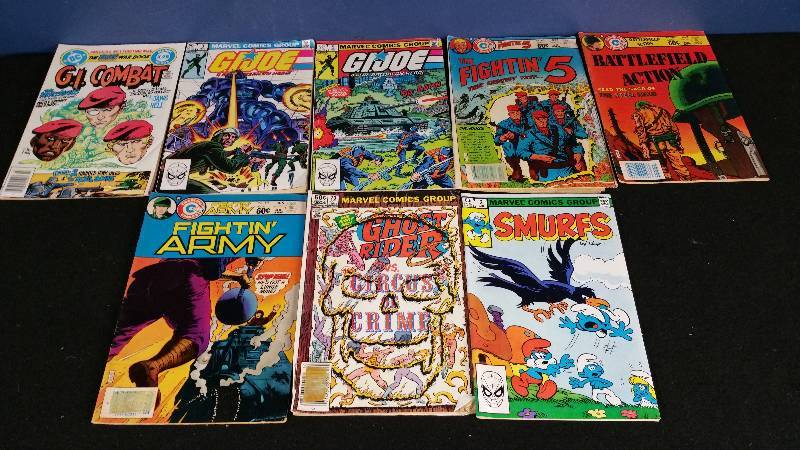 lot 129 image: Lot of (8) Vintage Comic Books