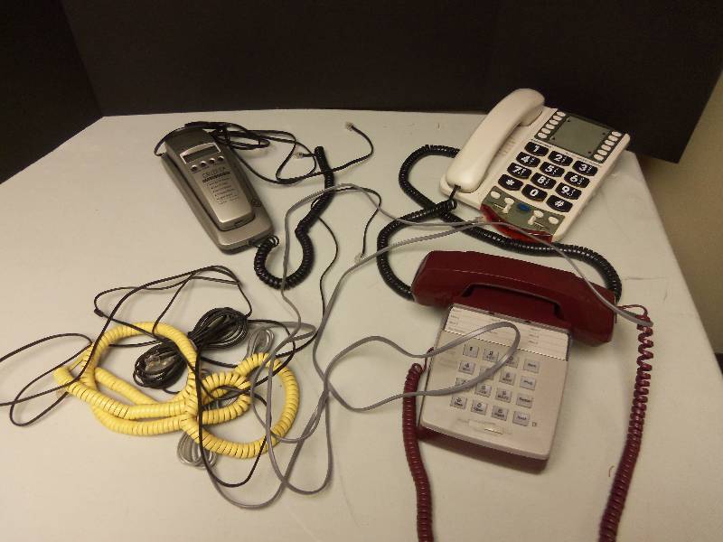 3 Landline Phones