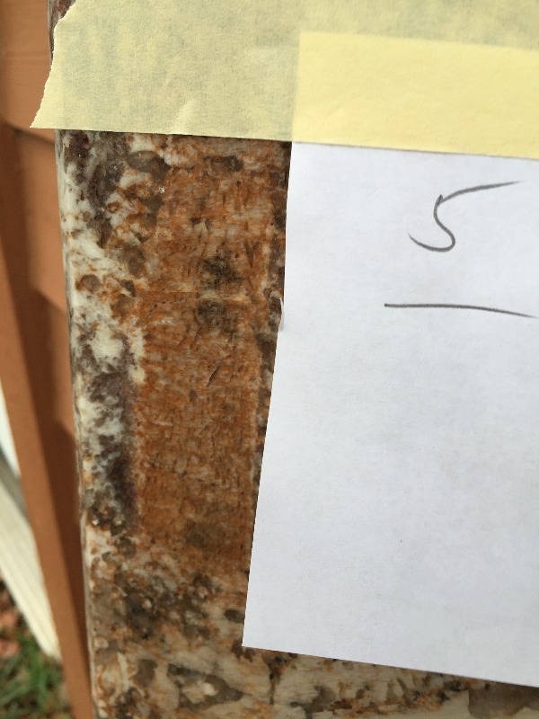 lot 6 image: Finished piece of marble, used