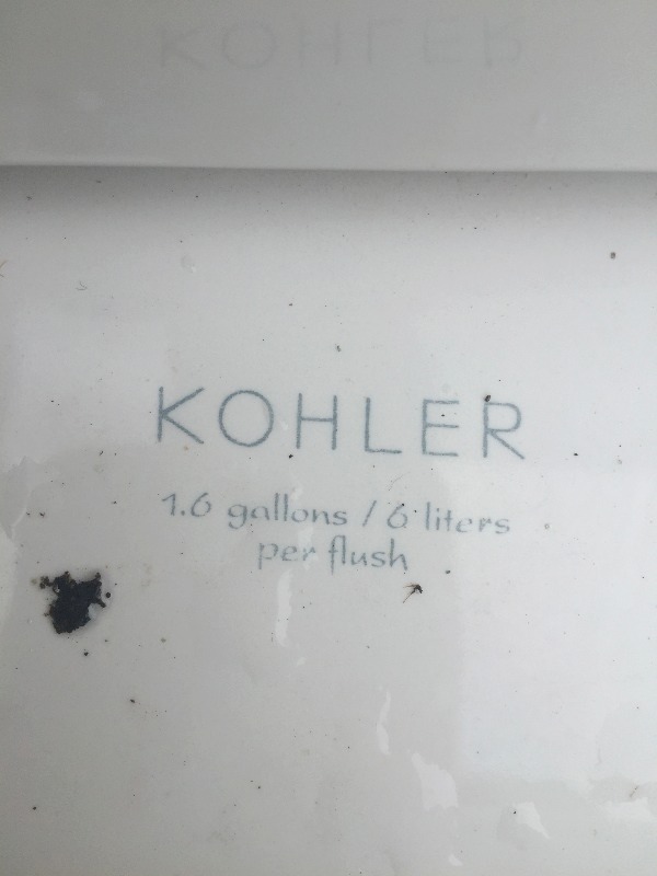 lot 10 image: White Kohler Toilet, perfect shape, used