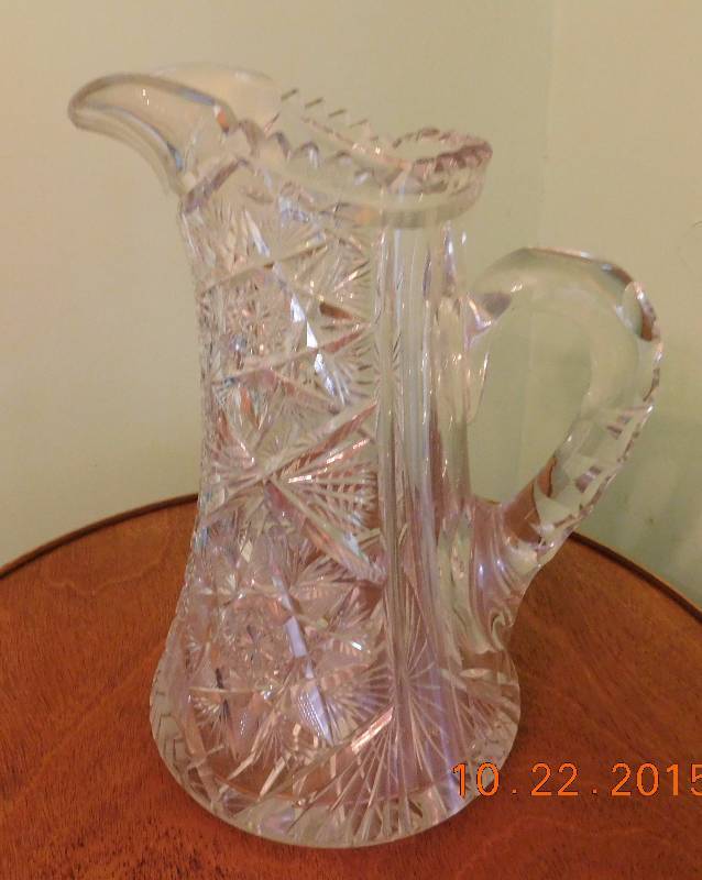 crystal pitcher