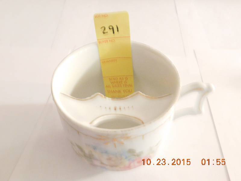 Mustache Tea Cup