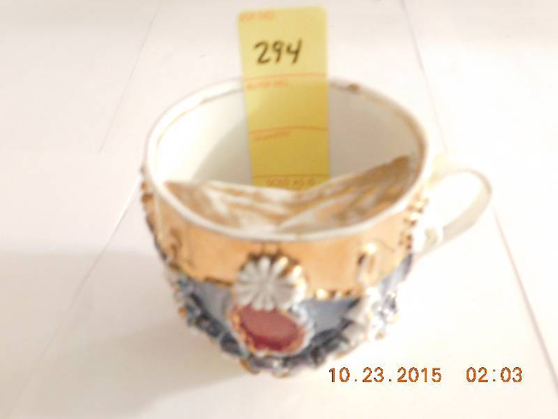 Mustache Tea Cup