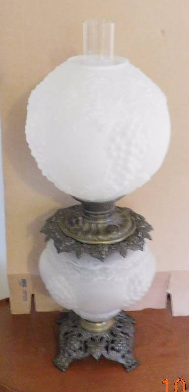 Antique converted lamp