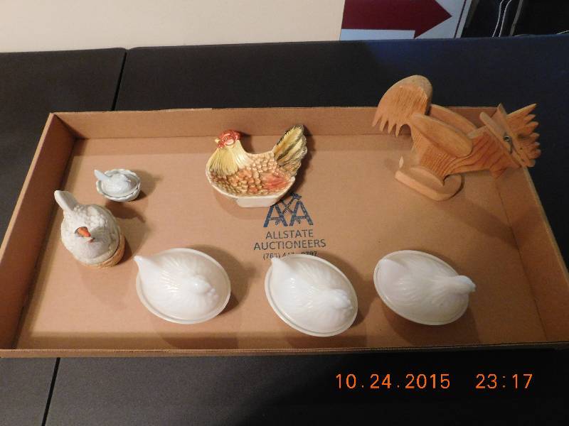 Collection of Hen on Nest dishes