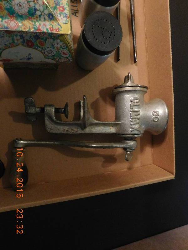 vintage meat grinder