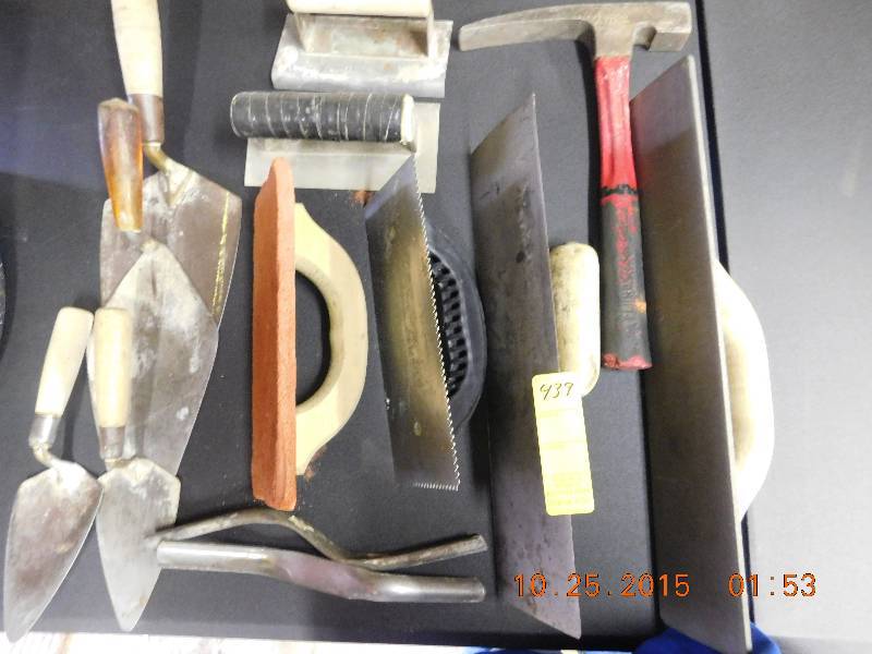cement working tools