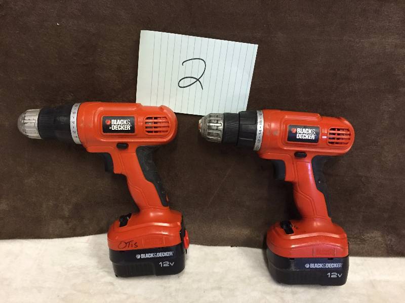 Blasck and Decker 18V Drills - No charger
