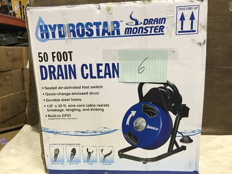 Hydrostar Drain Monster 50 drain cleaner missing