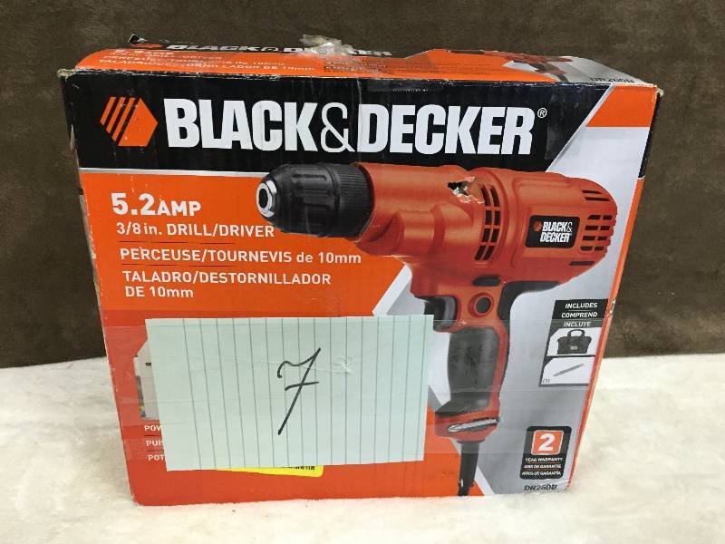 Black & Decker DR260B 5.2-Amp 38-Inch DrillDriver