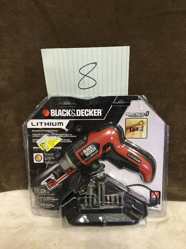 Black & Decker LI4000 4-Volt Lithium-Ion SmartSelect Screwdriver with Magnetic Screw Holder