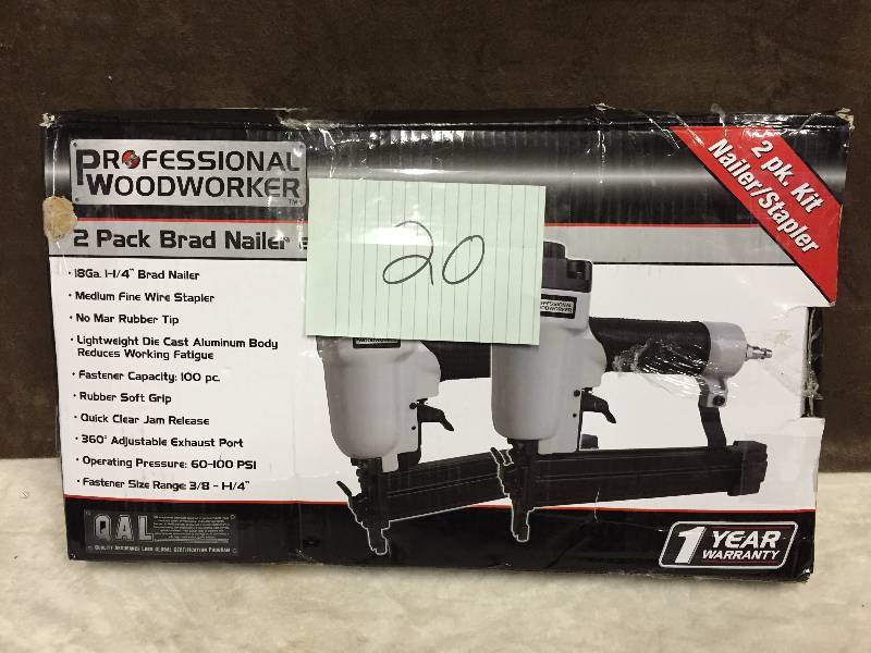 2 pack Brad Nailers