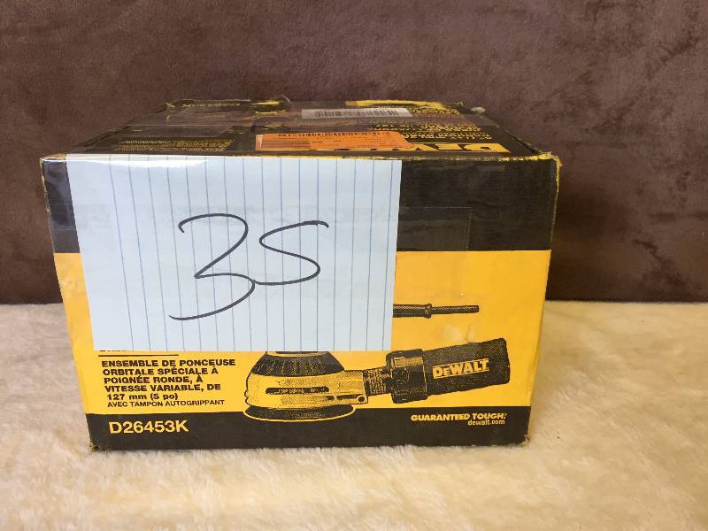 DEWALT D26453K 3 Amp 5-Inch Variable Speed Random Orbit Sander  missing dust bag works