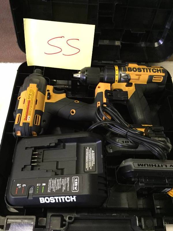 Bosttich Drill and Impact driver  Set 18V like new