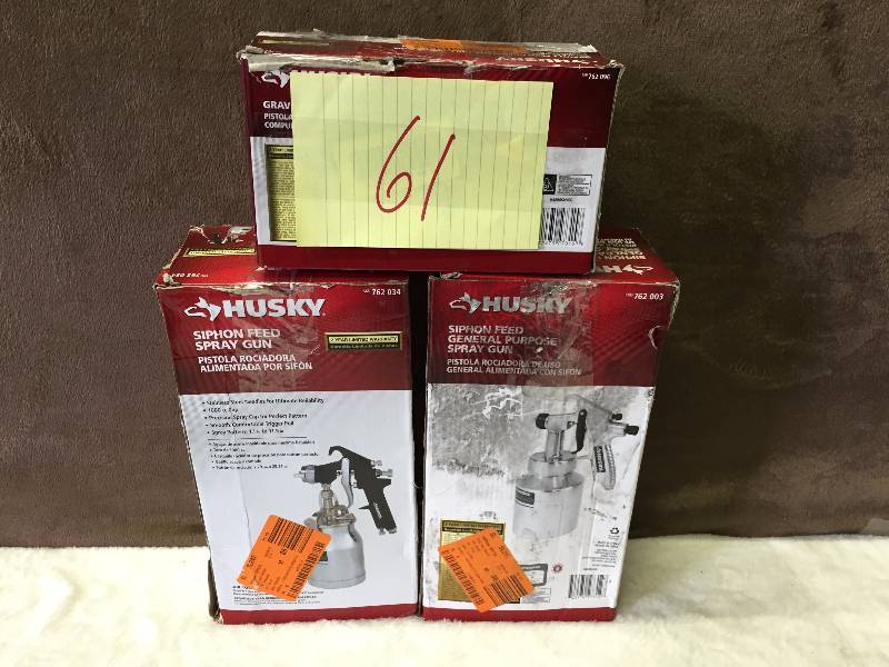 Lot of Husky Painting Guns