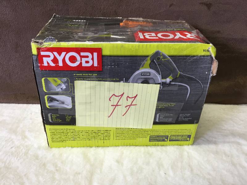 Ryobi 4 hand Held Tile Saw good working condition