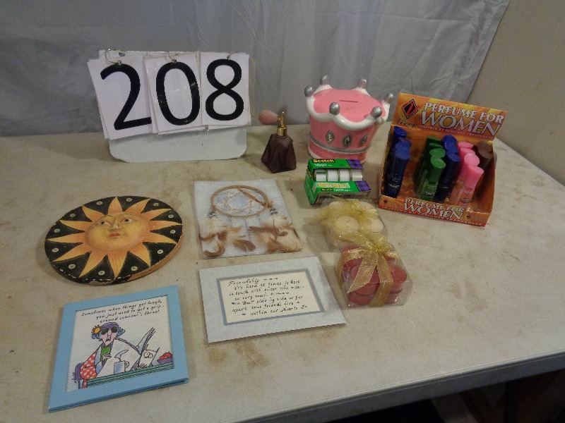 lot 208 image: New Perfumes, Decor, and More