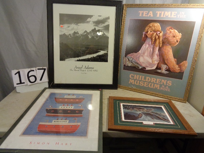 lot 167 image: Framed Pictures
