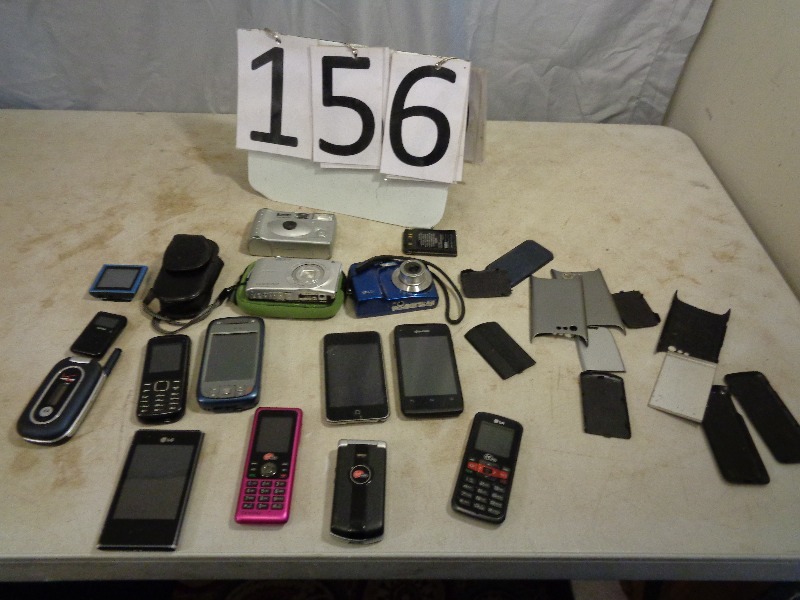 lot 156 image: Cellphones and Camera