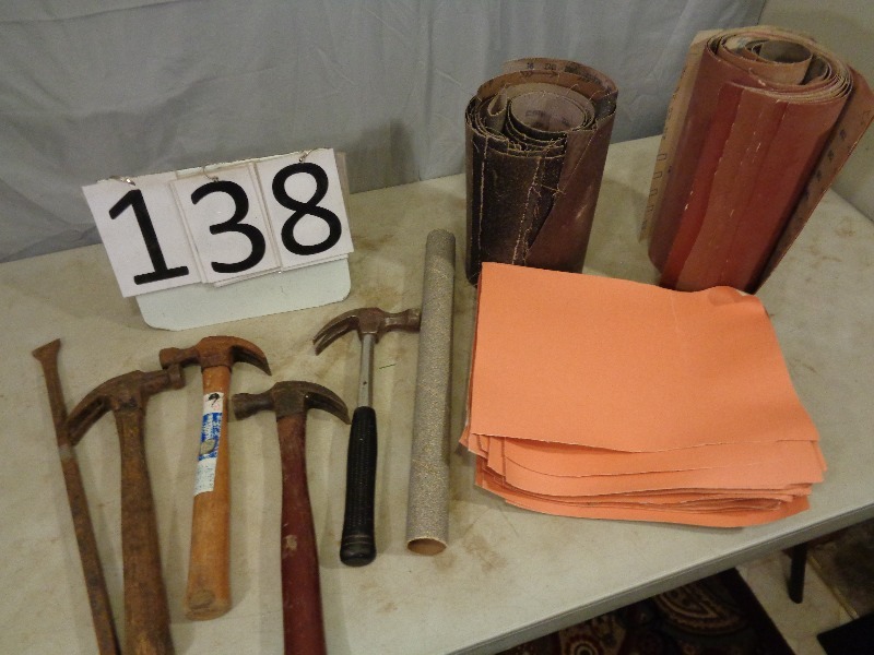 lot 138 image: Hammers and Sandpaper