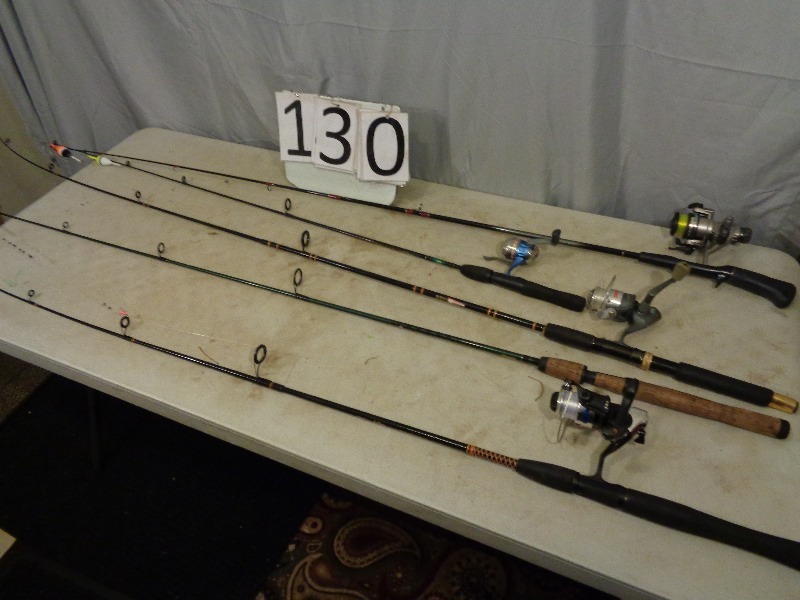 lot 130 image: Fishing Rods and Reels