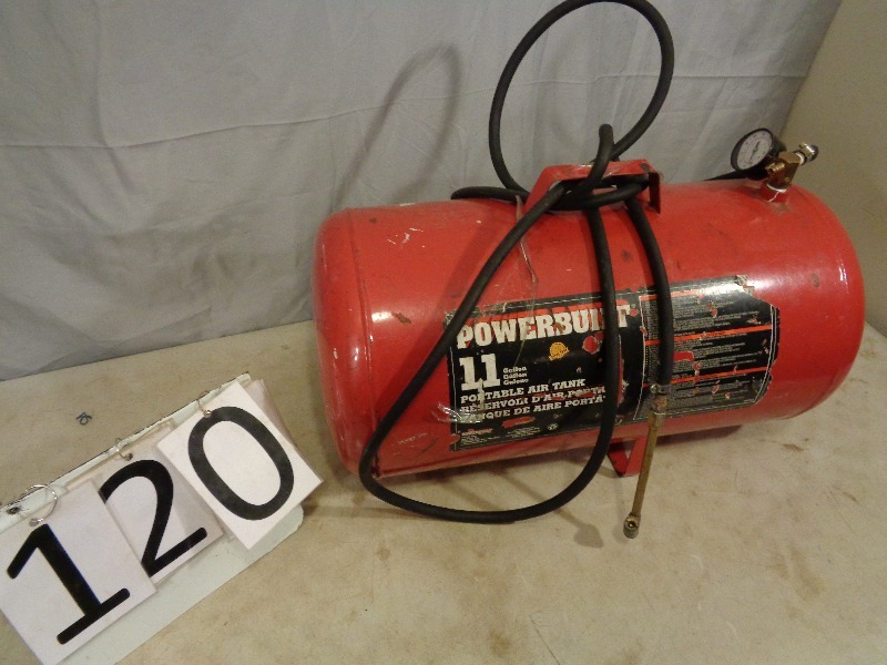 lot 120 image: 11 Gallon Portable Air Tank