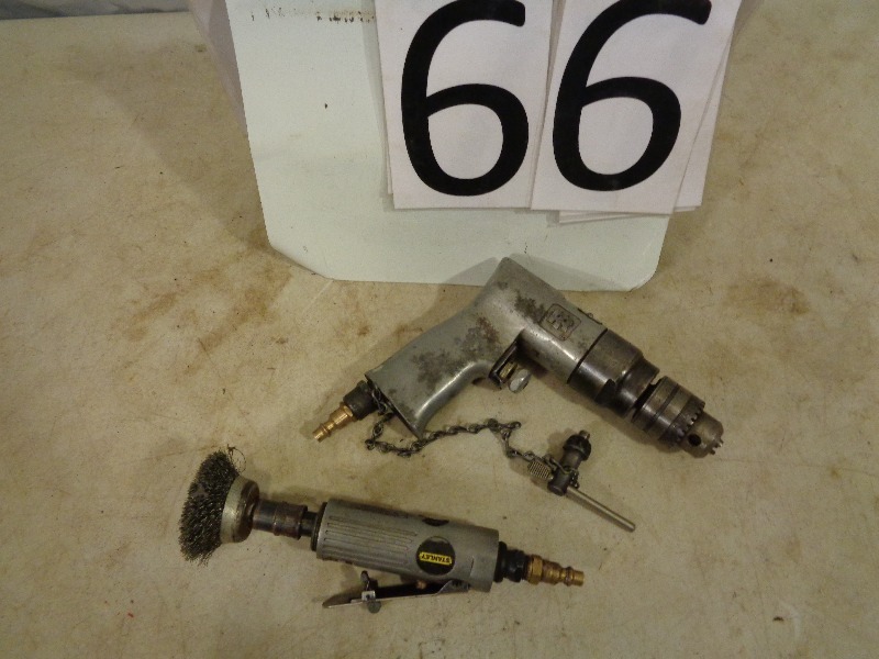 lot 66 image: IR Air Drill and Die Grinder