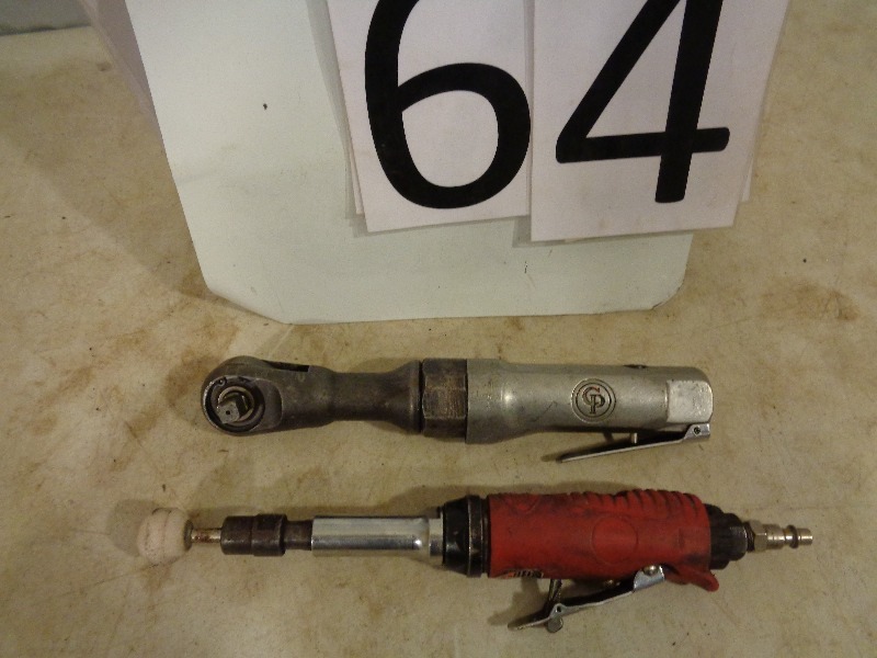 lot 64 image: Air Ratchet and Die Grinder